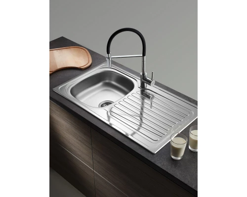 Кухонная мойка Pyramis Sparta 1B 1D сатин 100125701