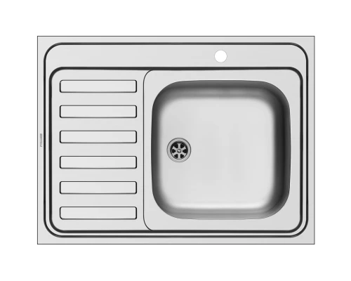 Кухонная мойка Pyramis International 1B 1D сатин 102991801