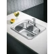 Кухонная мойка Pyramis Atria полированная сталь 100081501