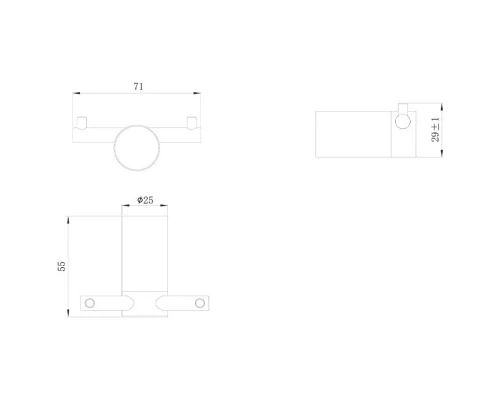 Крючок двойной Raiber Graceful RP-80005