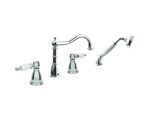 Смеситель на борт ванны Boheme Cromo 396