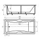 Акриловая ванна 170x75 см Aquatek Феникс-170 FEN170-0000006