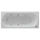 Акриловая гидромассажная ванна 170x75 см пневматическое управление стандартные форсунки Aquatek Лея