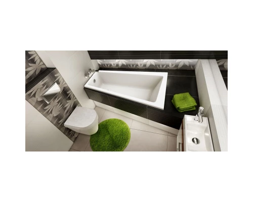 Акриловая ванна 150x80,5 см правая Excellent Ava Comfort WAEX.AVP15WH