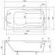 Акриловая ванна 170x70 см Besco Bona WAB-170-PK