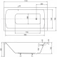 Акриловая ванна 110x70 см Besco Talia WAT-110-PK