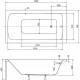 Акриловая ванна 150x70 см Besco Talia WAT-150-PK