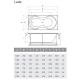 Акриловая ванна 160x70 см Relisan Lada GL000000541