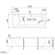 Акриловая ванна 130x70 см Marka One Modern 01мод1370