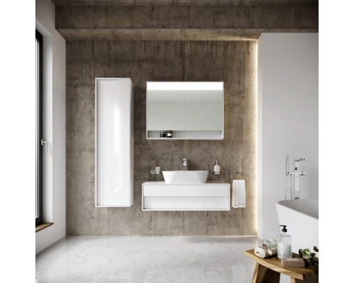 Зеркальный шкаф 100x74 см белый глянец Ravak MC Step 1000 X000001421