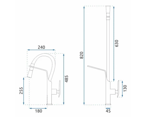 Смеситель для кухни Rea Castor REA-B6935