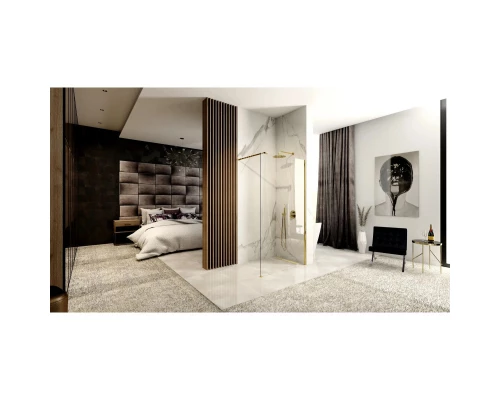 Неподвижная перегородка 100х195 см Rea Aero REA-K8440 прозрачное