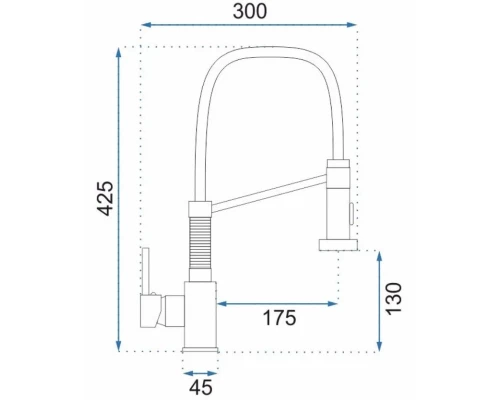 Смеситель для кухни Rea Spring REA-B4805