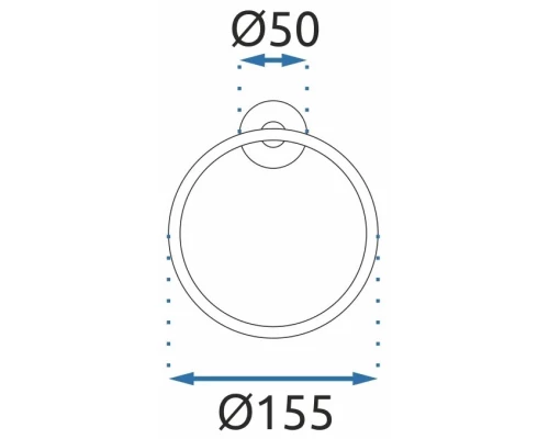 Кольцо для полотенец Rea Mist REA-80028