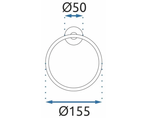 Кольцо для полотенец Rea Mist REA-80029