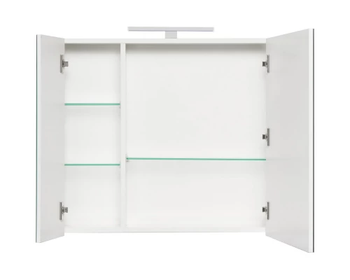 Зеркальный шкаф 76x65 см белый глянец Roca Etna 857304806