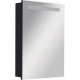 Зеркальный шкаф черный глянец 60,6x81 см L Roca Victoria Nord Black Edition ZRU9000098