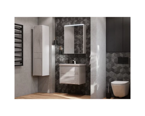 Зеркальный шкаф 60x78 см белый матовый Roca Ronda ZRU9303007