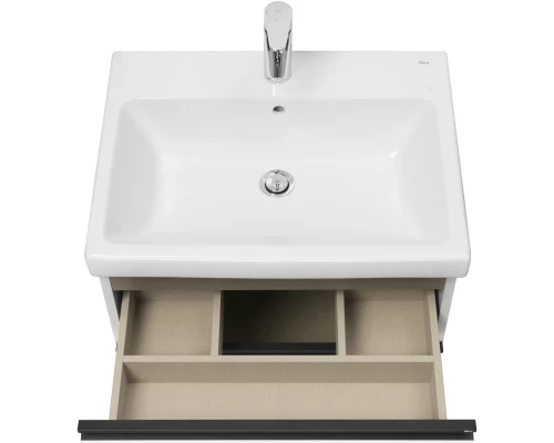Тумба с раковиной белый глянец 60 см Roca Domi 857532806 + 3270M1004