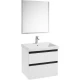 Тумба с раковиной белый глянец 60 см Roca Domi 857532806 + 3270M1004