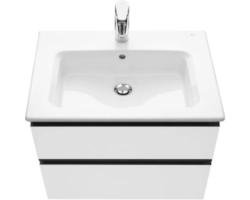 Тумба с раковиной белый глянец 60 см Roca Domi 857532806 + 3279A8000