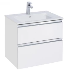 Тумба с раковиной белый глянец 60,5 см Roca The Gap 857550806 + 3279A8000