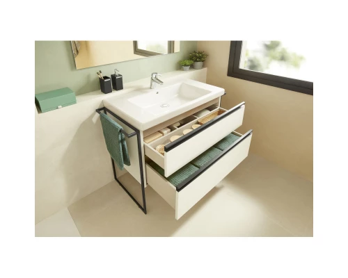 Комплект мебели белый глянец 80 см Roca Domi 857536806 + 3270M0004 + 812363000