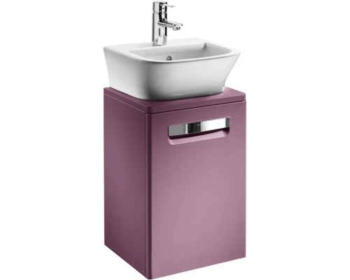 Тумба с раковиной фиолетовый 45 см Roca The Gap ZRU9302743 + 327477000