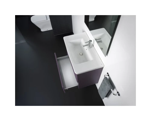 Тумба с раковиной фиолетовый 80 см Roca The Gap ZRU9302740 + 327470000