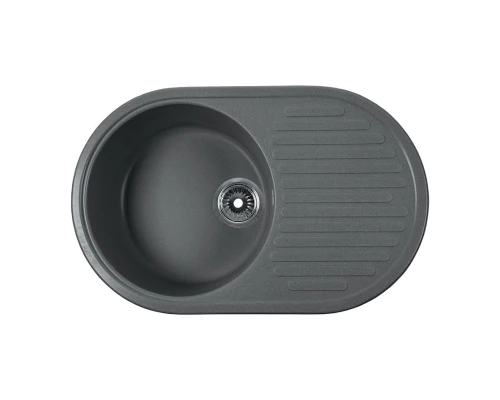 Кухонная мойка серый Rossinka RS74-46RW-Gray-Quartz