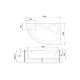 Акриловая ванна 160x100 см R Royal Bath Alpine RB819101R