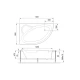 Акриловая ванна 140x95 см L Royal Bath Alpine RB819103L
