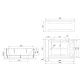 Акриловая ванна 184,5x122 см Royal Bath Triumph RB665100SB