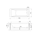 Акриловая гидромассажная ванна 140x70 см Royal Bath Vienna Standart RB953200ST