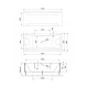 Акриловая гидромассажная ванна 172x90,5 см Royal Bath Triumph Comfort RB665101CO