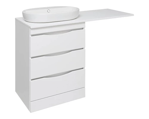 Столешница 120,3 см белый Runo Каппа 00-00001089