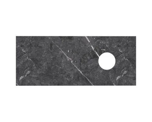 Столешница 120,3 см черный мрамор Runo Каппа 00-00001091