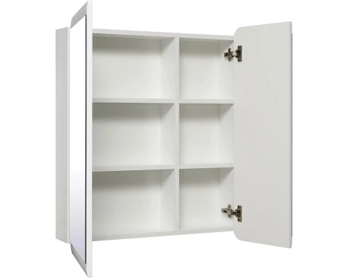 Зеркальный шкаф 70x81 см белый Runo Эрика УТ000003320