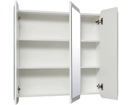 Зеркальный шкаф 80x81 см белый Runo Эрика УТ000003321