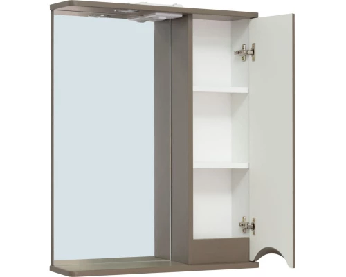Зеркальный шкаф 60x75 см бежевый R Runo Афина 00-00001208