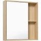 Зеркальный шкаф 60x65 см светлое дерево L/R Runo Эко УТ000001834