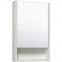 Зеркальный шкаф 40x65 см белый R Runo Микра УТ000002341 Зеркальный шкаф 40x65 см белый R Runo Микра УТ000002341