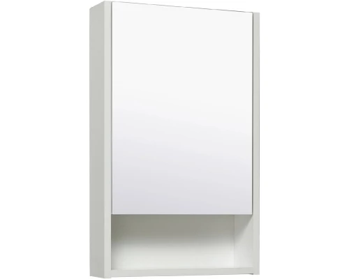 Зеркальный шкаф 40x65 см белый R Runo Микра УТ000002341