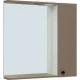 Зеркальный шкаф 75x75 см бежевый R Runo Римини 00-00001280