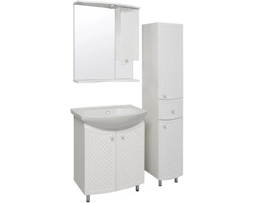 Пенал напольный белый R Runo Милано УТ000002107