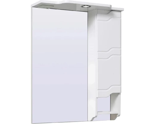 Зеркальный шкаф 65x80 см белый R Runo Стиль УТ000002339