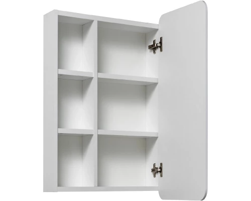 Зеркальный шкаф 55x75 см белый L/R Runo Капри УТ000003786