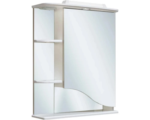 Зеркальный шкаф 60x75 см белый R Runo Римма 00000001028