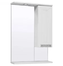 Зеркальный шкаф 53x80 см белый R Runo Монро 00-00000459