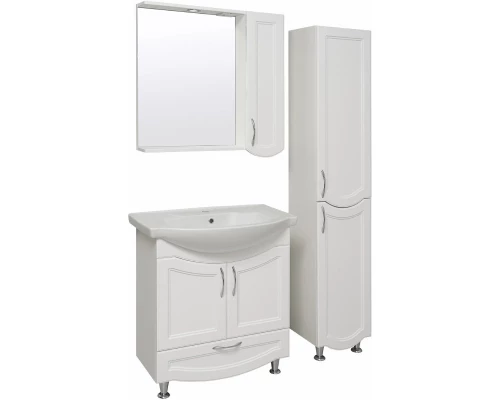 Пенал напольный белый R Runo Неаполь 00-00001036